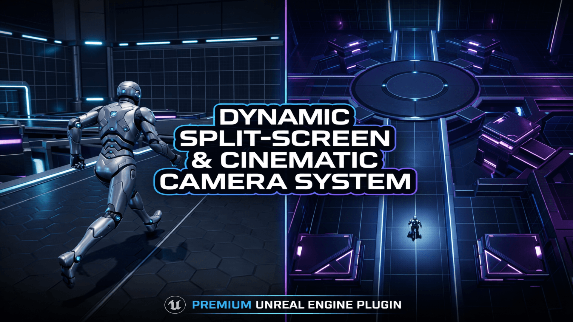 Dynamic Split-Screen & Cinematic Camera System